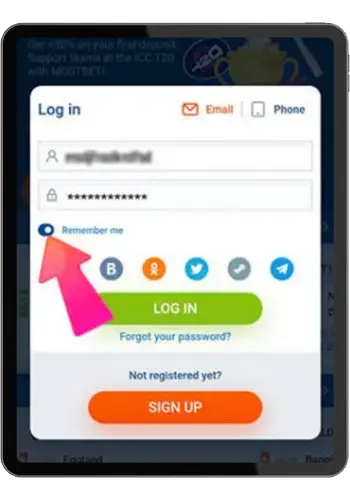 Step 3 — Remember Me Option
